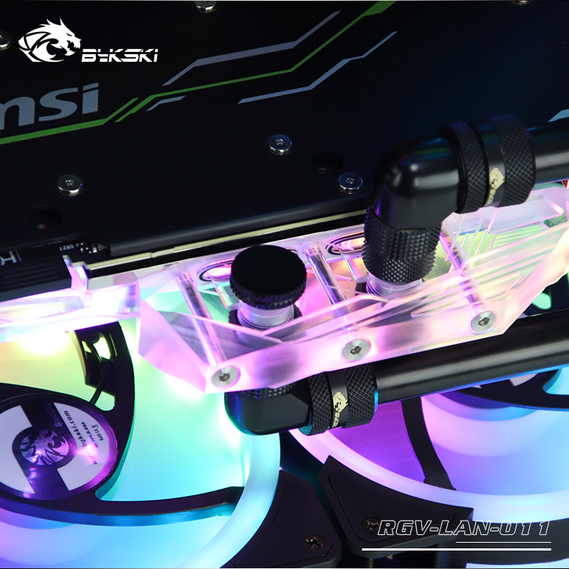 Акриловая панель BYKSKI Distro – обзор и цена Distro Plate Ddc Pump Combo