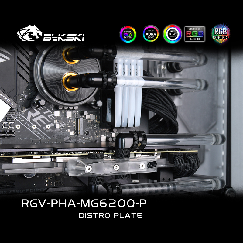 Акриловый бак BYKSKI для корпу – обзор и цена Distro Plate Ddc Pump Combo