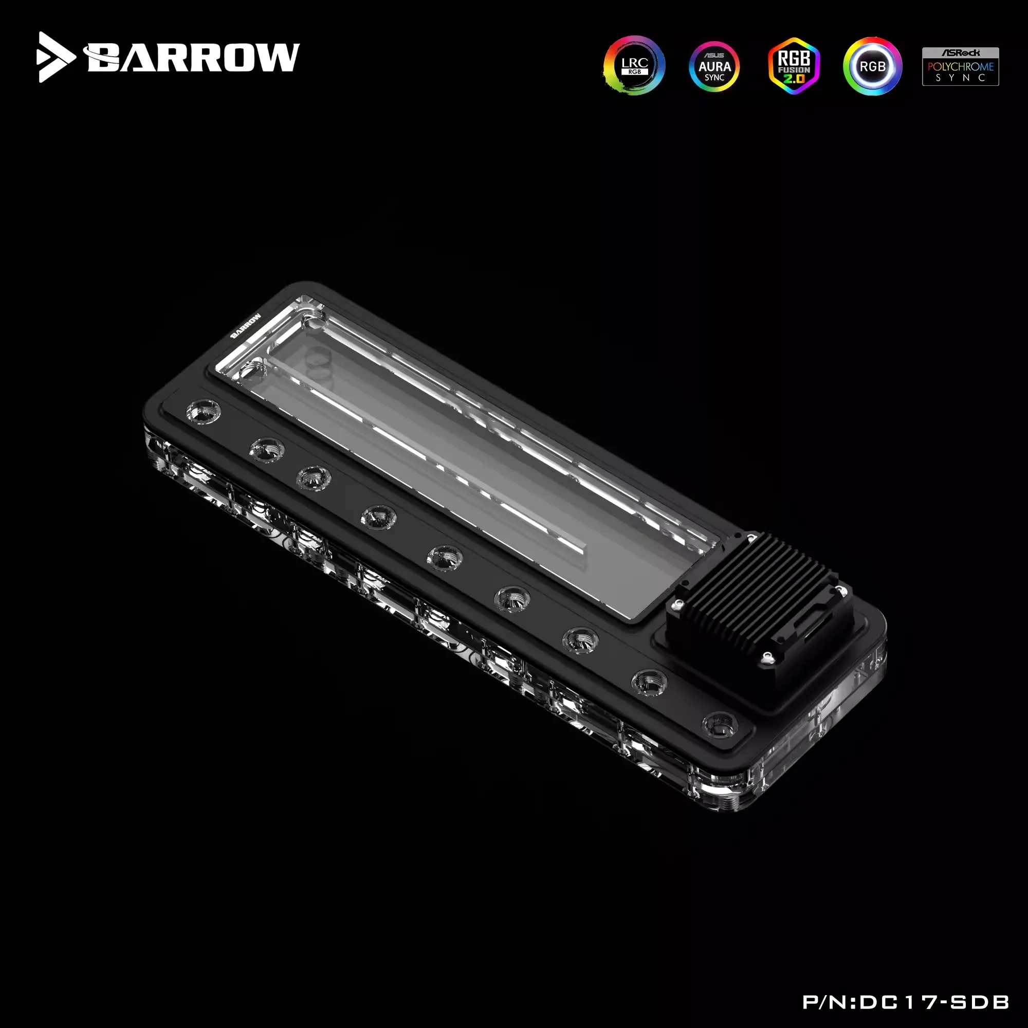 Насос-резервуар Barrow AIO, ин – обзор и цена Integrated Pump Reservoir Distro Plate