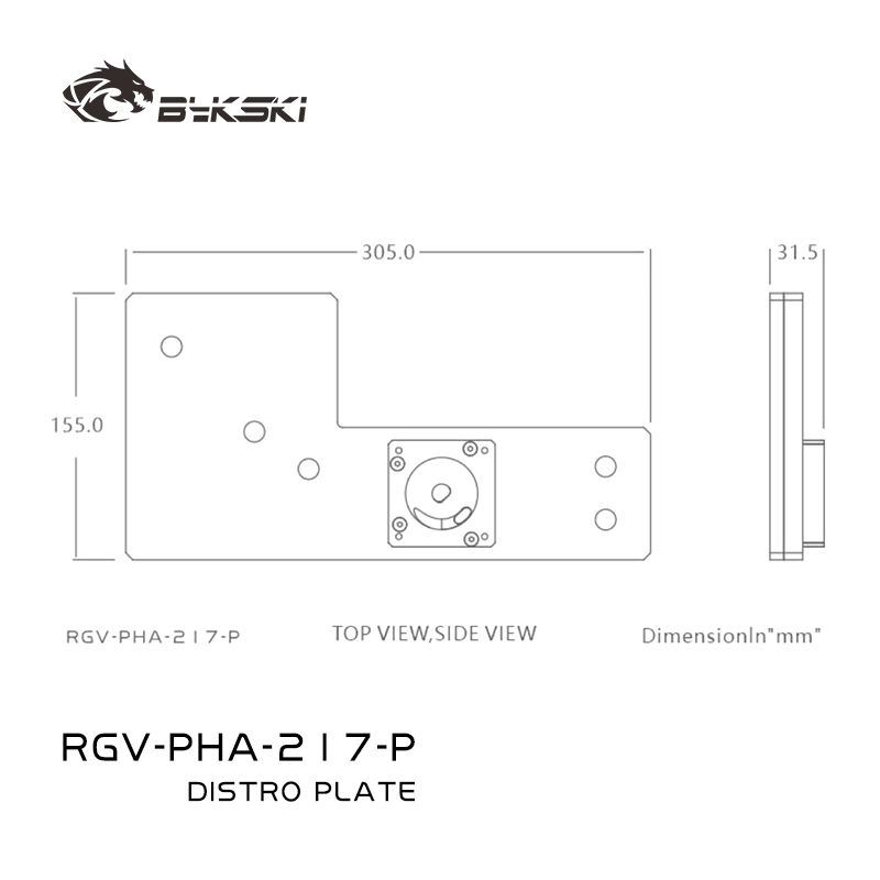Bykski RGV-PHA-217-P Акриловая – обзор и цена Distro Plate Ddc Pump Combo